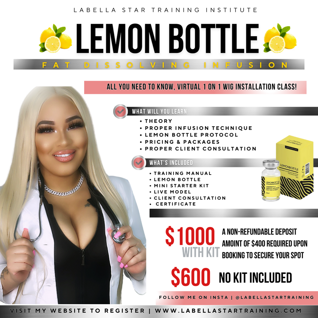Lemon Bottle Infusion Training