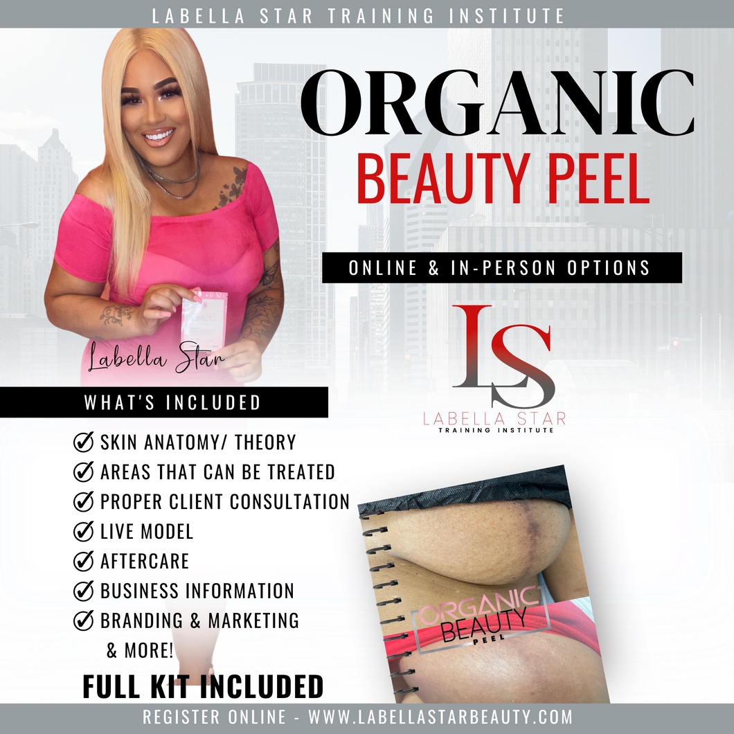 Organic Beauty Peel Online & In Person Training